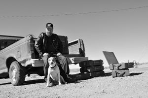 Dean Kaehele and his dog, Shy. © Joseph Sorrentino