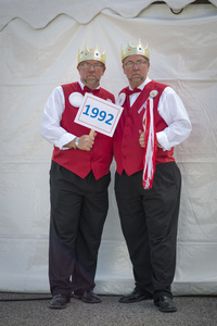 Twins Days 2015. Steve and Jeff Nagel (48). Were Kings of the festival in 1992.