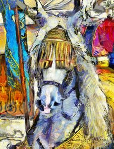 The white horse