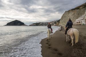 Maronti  beach, January 7, 2015