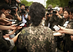 After the DMZ, she was interviewed about what her strategy for dealing with North Korea was.