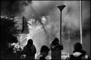 The violent fire