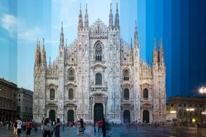 Time Slice" The Duomo, Milan, Italy