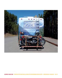 "Twentyone Yellowstone Parking Lots" back cover © 2013, Lewis Koch