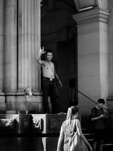 Street Performer, Bourke Street, 2016