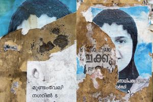 Obscured women, Kochi, Kerala, 2010.