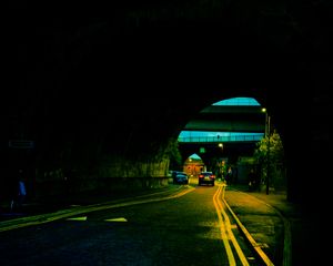 There was an underpass days later that helped me leave red and start to embrace the yellow and blue.