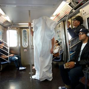Transfer To The E Train © Heather Oelklaus