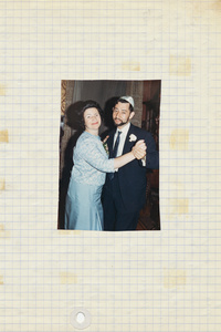 Maurice dancing with an aunt on a wedding years ago.