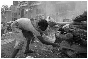 Lighting the pyre