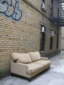 Couch in the Alley
