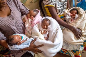 Surviving birth in one of the world’s hardest places: Triplets in the Neonatal Intensive Care Unit (NICU) at Sendwe Hospital in Lubumbashi, Democratic Rep. of Congo.