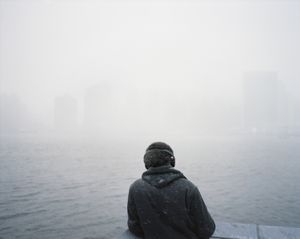 Snowstorm, East River, 2013