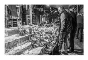Overview of Bananas, Farmers Market, Adapazarı, Sakarya, 28.11.2017