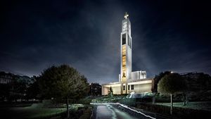 St. Václav Church in Vršovice (1929–1930), Architect: Josef Gočár