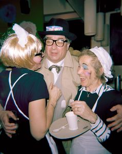 Englishman with waitress