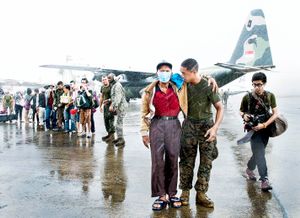 The refugees from Tacloban