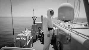 Mediterranean Sea (2015). Rescued and rescuer,  30 miles off the coasts of Libya.