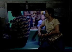 by train, leaving Yangon