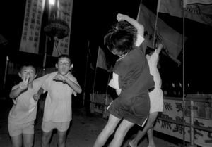 Children jumping with joy
