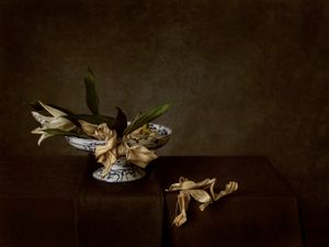 Lilies in a Bowl