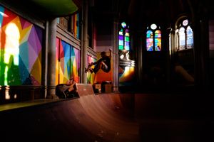 La iglesia skate