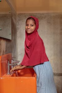 Washing hands