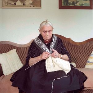 Anna Katharina Suessmann, Schwalm, Hesse, 2010. From the series: The last women in their traditional peasant garbs