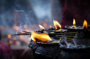 Butter Lamps & Incense