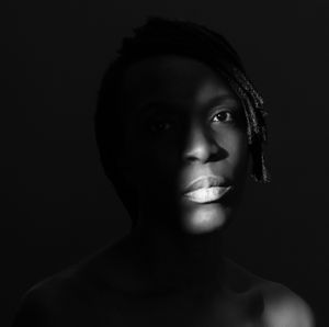 Shadow in black and white