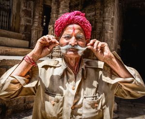 Mustache Man of Rajasthan India
