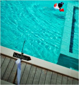 wedding pool ...