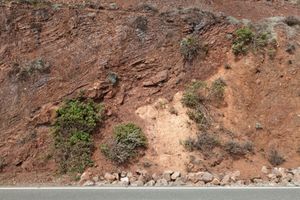 Rocks Placed at Base, 2012