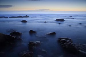 Extraterrestrial / At twilight, a long exposure on the Atlantic Ocean looks almost like an alien seascape ...