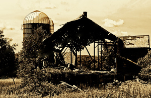 Erosion Barn Two--summer