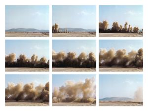 blast #009, Mesogea basin, East Attica, Greece.