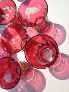 red and white - yard sale