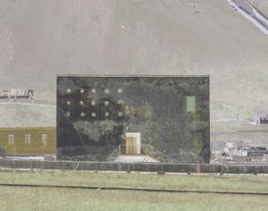 The Russians had their best architects draw the buildings of what was supposed become a coal-mining utopia.
