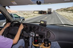 Down the Road. Somewhere in NV. ©David Gardner