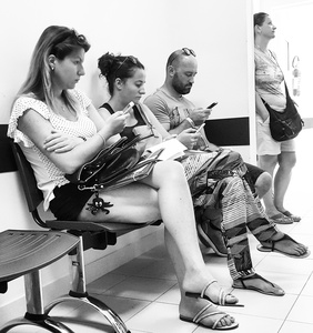 Waiting for the doctor