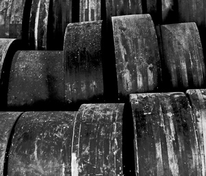 Stacked Stored Wheels