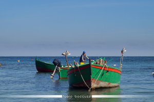 Fishing boats in the harbour of San Vito