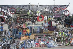 Bikes and muffler guys