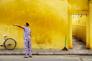 Yellow wall