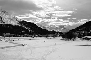 Radiography of a journey. Bernina Express from Tirano to St. Moritz