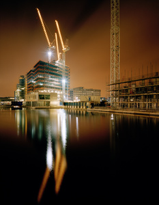X-mas Cranes, Paddington, West London