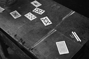 Cards and cigarettes