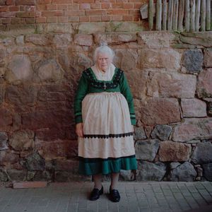 Gertrud Lesch, Protestant Marburger Land, 2014. From the series: The last women in their traditional peasant garbs