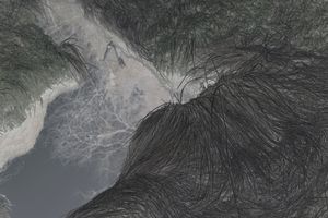 'In between the pastures', 2nd version.