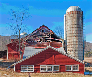 Damaged Barn-Delaware County,NY